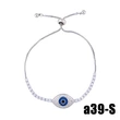 European and American retro bracelet eye tree of life adjustable zircon bracelet brb97