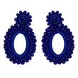 2023 new jewelry earrings European and American rice bead earrings Bohemian rice bead earrings female erq14