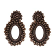 2023 new jewelry earrings European and American rice bead earrings Bohemian rice bead earrings female erq14