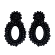 2023 new jewelry earrings European and American rice bead earrings Bohemian rice bead earrings female erq14