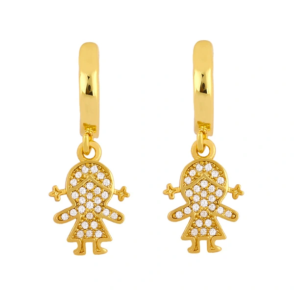 Clearance Korean Dongdaemun earrings boys and girls earrings earrings inlaid with diamonds and zircon net celebrity earrings ert39