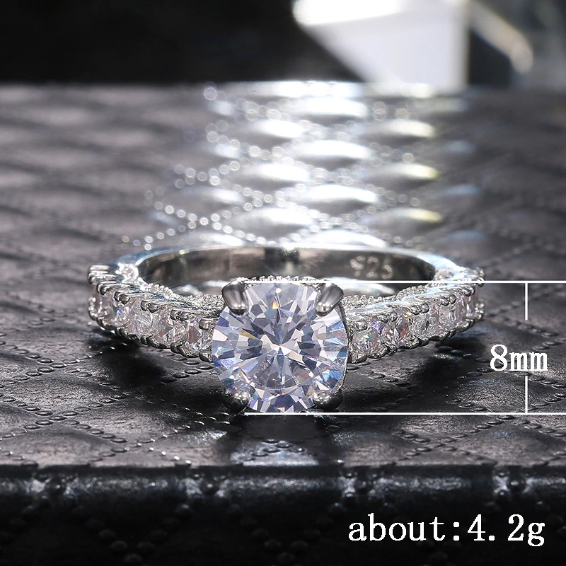 Hot selling new exquisite quality women's wedding ring fashion ring jewelry ring hand jewelry