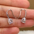Hot selling simple four-claw zircon micro-inlaid fresh ear clip earrings earrings jewelry wholesale