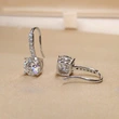 Hot selling simple four-claw zircon micro-inlaid fresh ear clip earrings earrings jewelry wholesale