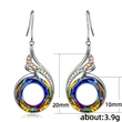 Recommended model: beautiful, unique and simple peacock shape earrings, colorful and creative earrings for wholesale