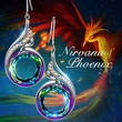 Recommended model: beautiful, unique and simple peacock shape earrings, colorful and creative earrings for wholesale