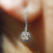   Hot selling new fashion European and American ladies' micro-encrusted diamond all-match ear clip earrings wholesale
