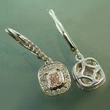   Hot selling new fashion European and American ladies' micro-encrusted diamond all-match ear clip earrings wholesale
