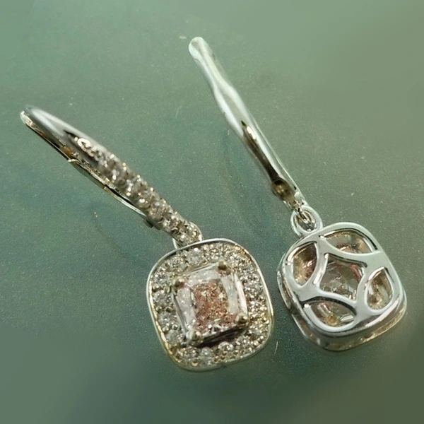   Hot selling new fashion European and American ladies' micro-encrusted diamond all-match ear clip earrings wholesale