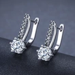  Hot selling new styles recommended exquisite European and American ladies' micro-inlaid zircon classic versatile earrings wholesale
