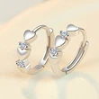 Japanese and Korean small fresh style simple earrings fashion love heart shape smooth earrings ear jewelry wholesale