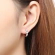 Japanese and Korean small fresh style simple earrings fashion love heart shape smooth earrings ear jewelry wholesale
