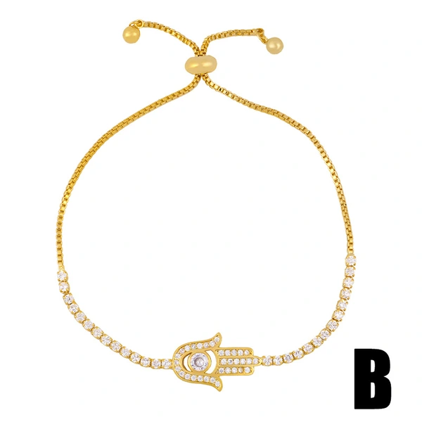 Bracelet new arrival crystal bracelet female original European and American cross peach heart love bracelet brc30