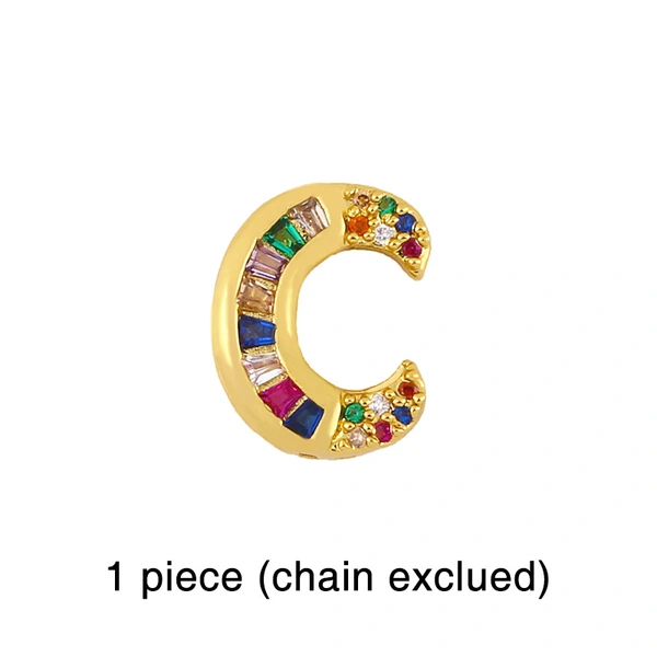 Clearance accessories European and American mesh strap bracelet personality DIY 26 letters mesh strap bracelet couple brc35