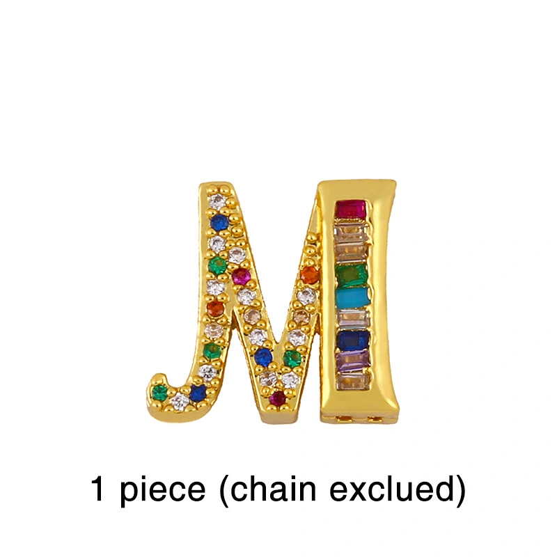 Clearance accessories European and American mesh strap bracelet personality DIY 26 letters mesh strap bracelet couple brc35