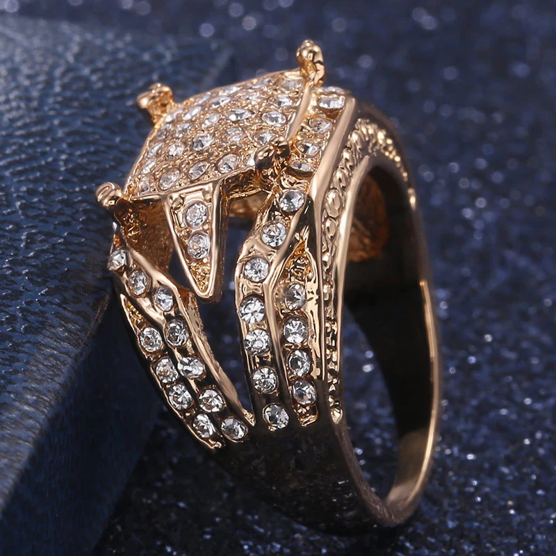 Hot selling source European and American unisex ring hiphop hip hop men's hand jewelry
