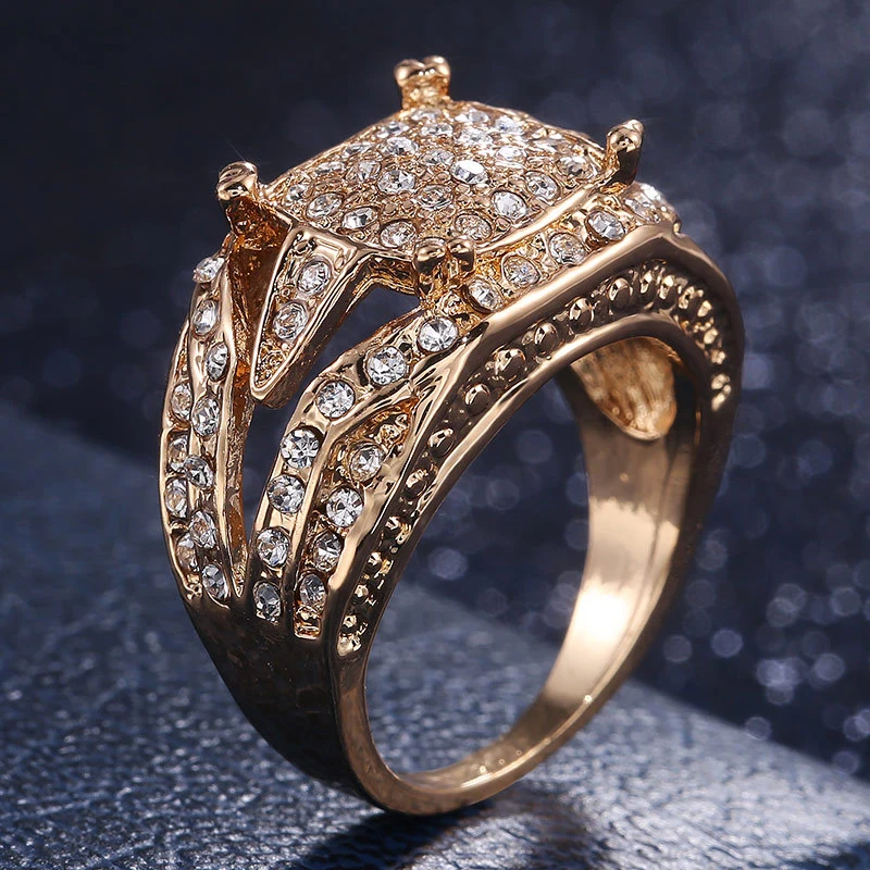 Hot selling source European and American unisex ring hiphop hip hop men's hand jewelry