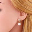 New arrival, Korea Dongdaemun new style pearl tassel earrings earrings female high-grade temperament earrings eru08
