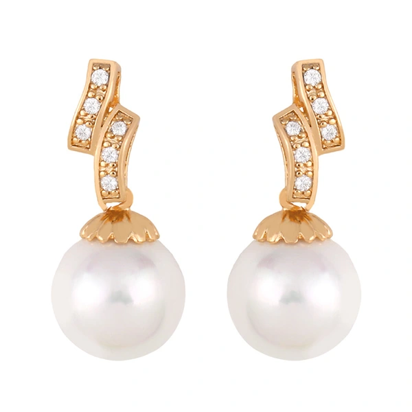 Japanese and Korean simple fresh pearl earrings personality sweet net red water drop earrings earrings earrings female eru26