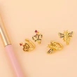 Clearance 2024 Temperament Earrings Style Crown C-Shaped Ear Bone Clip Micro-Inlaid Zircon Non-Piercing Earrings eru40