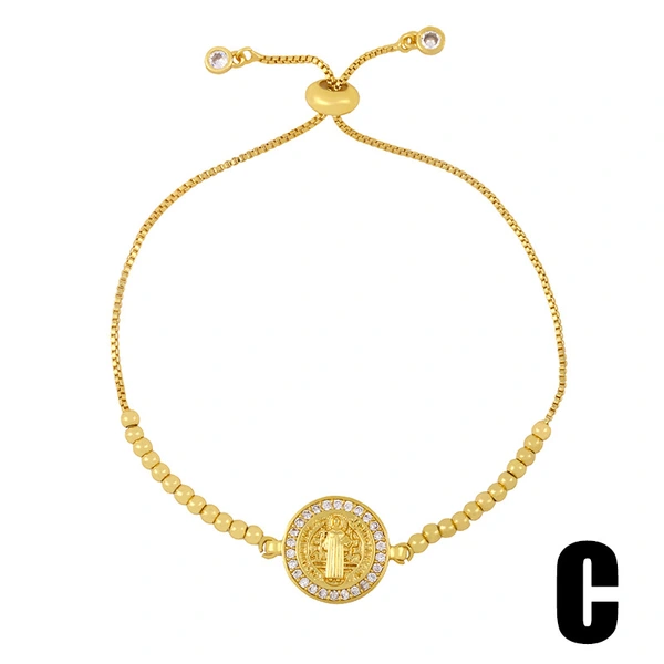 bracelet Europe and America hot selling zircon bracelet female fashion simple crystal bracelet Our Lady bracelet brc43