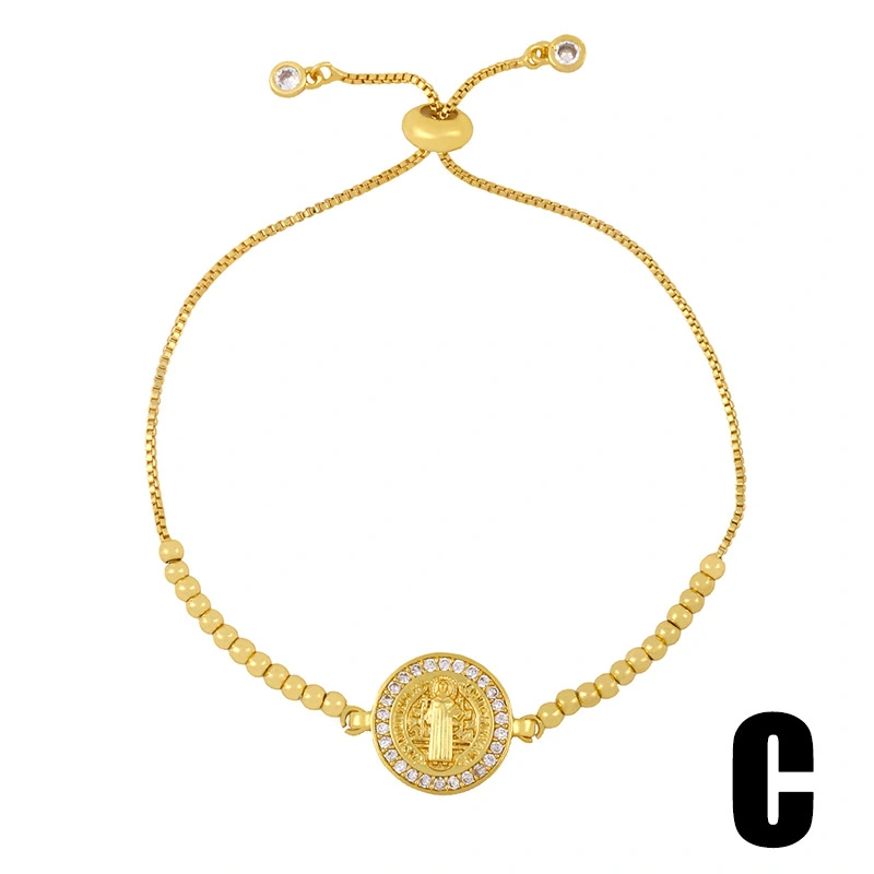 bracelet Europe and America hot selling zircon bracelet female fashion simple crystal bracelet Our Lady bracelet brc43