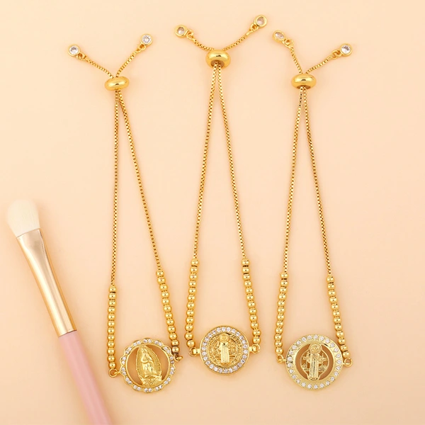 bracelet Europe and America hot selling zircon bracelet female fashion simple crystal bracelet Our Lady bracelet brc43