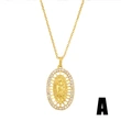Clearance European and American micro-inlaid zircon necklace personality female Virgin Mary necklace nkr17 elegant