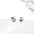 New creative unicorn earrings for women, all-match ear clips, wholesale
