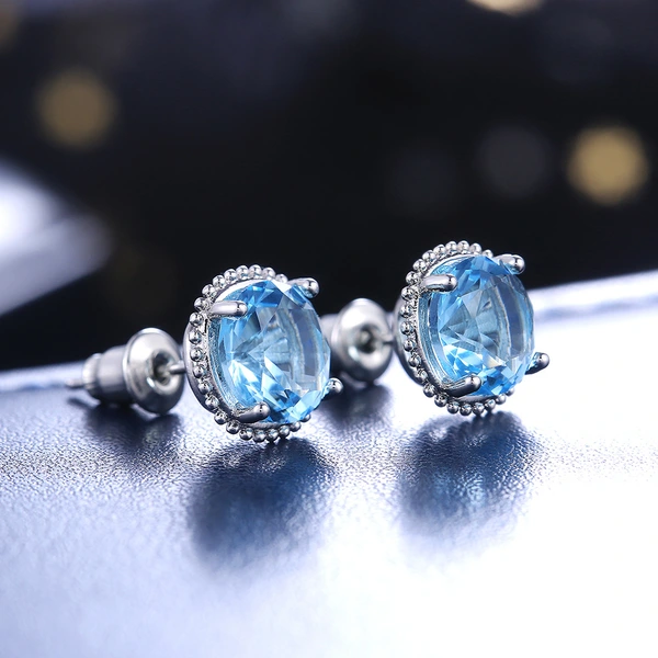 European and American hot selling fashion hollow square round diamond zircon earrings elegant ladies earrings ear jewelry wholesale