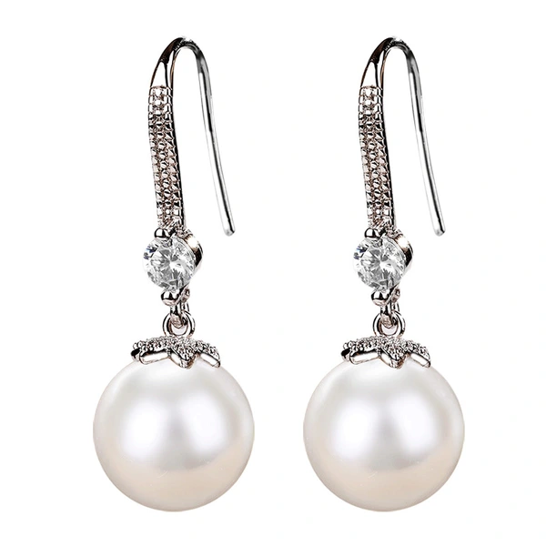 Korean temperament Internet celebrity hot imitation pearl earrings for women simple versatile earrings European and American earrings ear jewelry wholesale