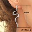   New style earrings, personalized fashion lines, long earrings, popular online celebrity fashion earrings wholesale