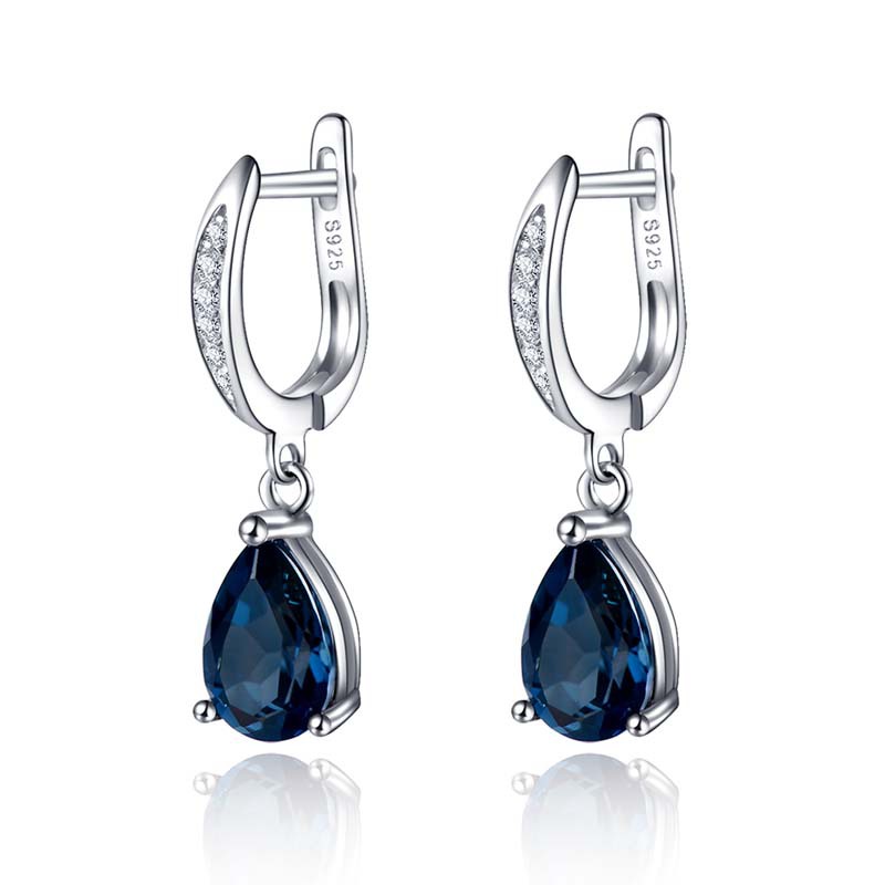 New exquisite and beautiful teardrop-shaped zircon earrings for women in Europe and America, wholesale jewelry