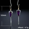   Hot sale of popular European and American women's personalized earrings, retro long alloy earrings