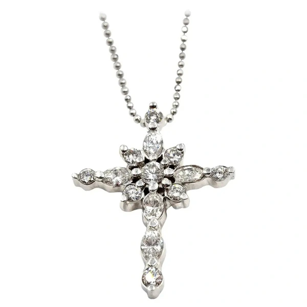 New creative design zircon inlaid women's pendant European and American necklace jewelry wholesale