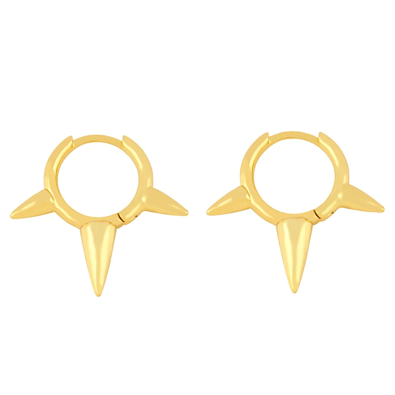 Clearance earrings new European and American hip-hop earrings female niche earrings willow nail earrings eru62