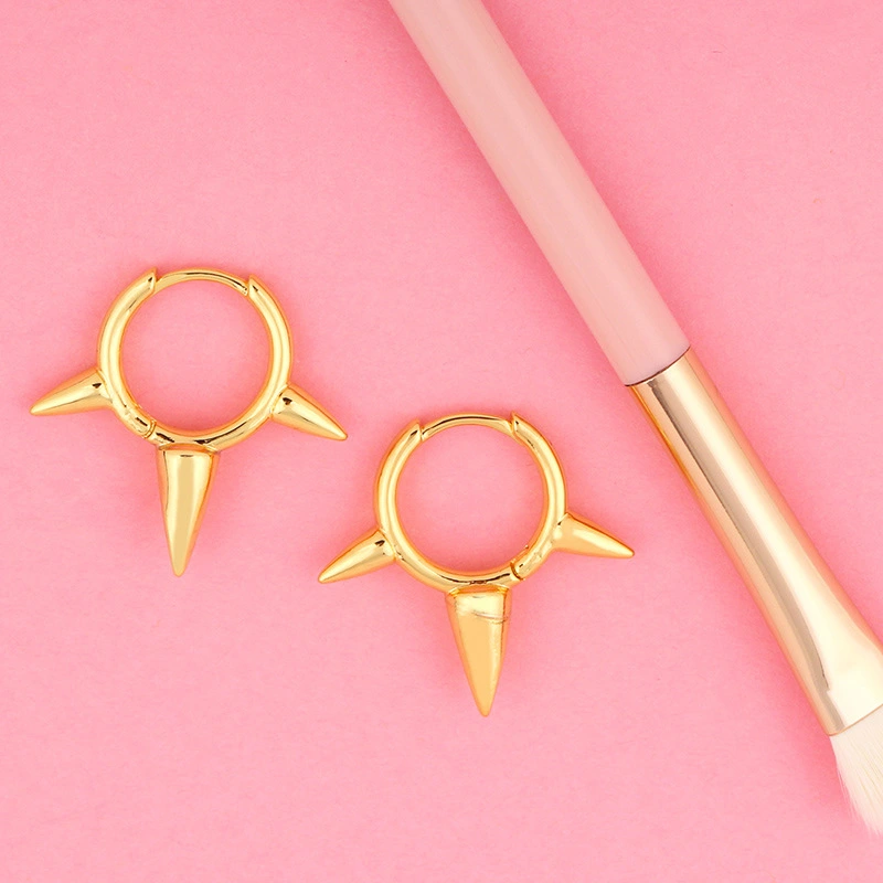 Clearance earrings new European and American hip-hop earrings female niche earrings willow nail earrings eru62