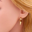 Clearance earrings new European and American hip-hop earrings female niche earrings willow nail earrings eru62