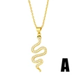 Clearance necklace simple European and American necklace female net red clavicle chain temperament personality snake pendant necklace nkr63