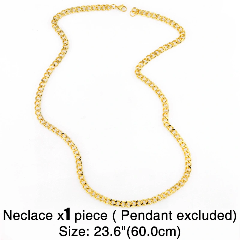 New accessories 26 English letters necklace hip hop Cuban chain European and American trend personality necklace nkr69