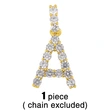 New accessories 26 English letters necklace European and American creative jewelry diamond letter necklace female nkr75