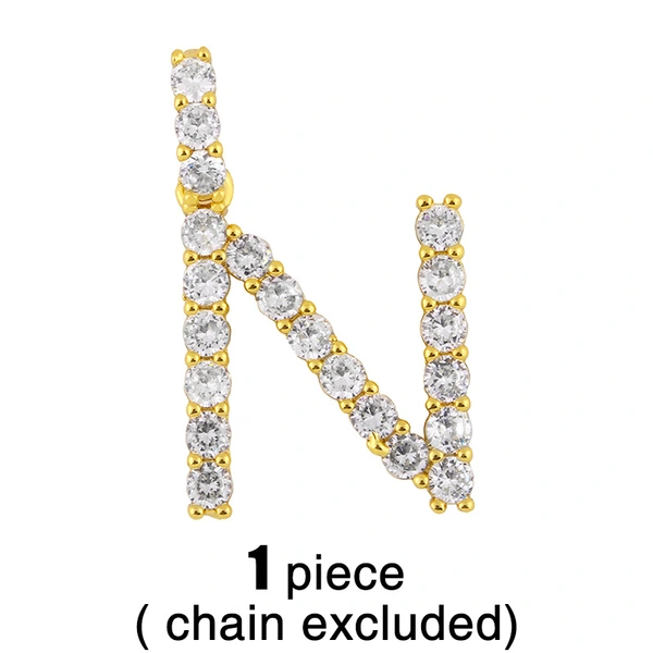 New accessories 26 English letters necklace European and American creative jewelry diamond letter necklace female nkr75