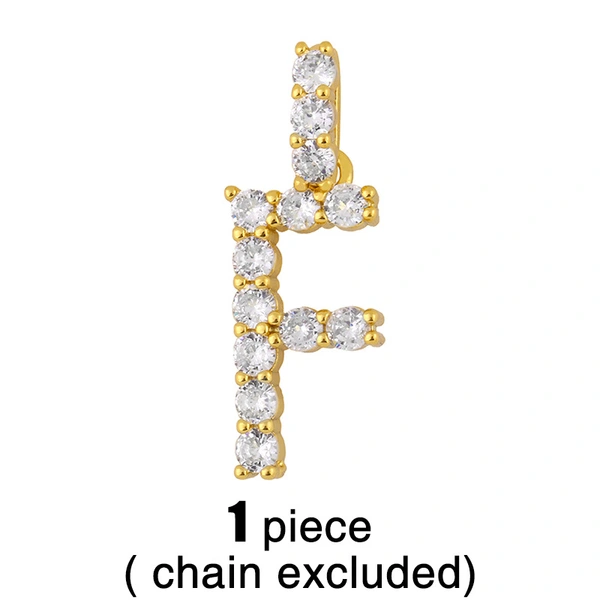 New accessories 26 English letters necklace European and American creative jewelry diamond letter necklace female nkr75