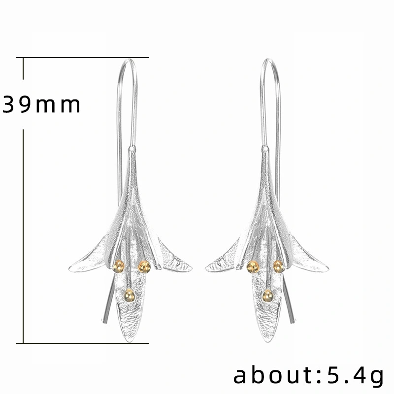 E-commerce recommended hot-selling exquisite and beautiful flower women's earrings, European and American creative earrings wholesale