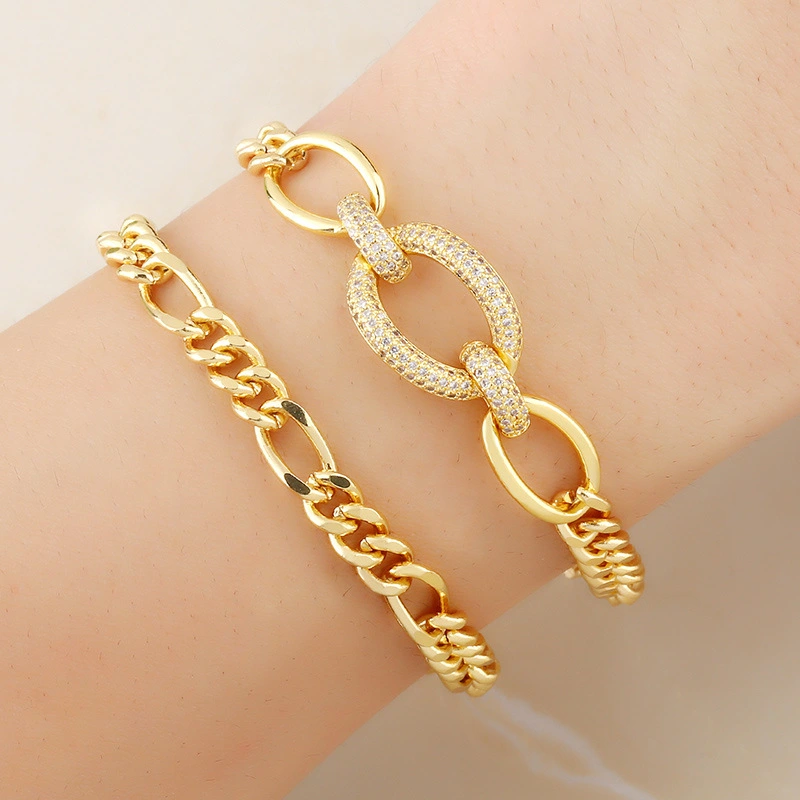 Thick chain necklace clavicle necklace female European and American cool style necklace simple personality net celebrity geometric necklace nks08