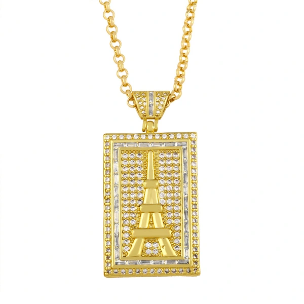 Clearance European and American clavicle chain cross Virgin Mary pendant necklace creative iron necklace nks35