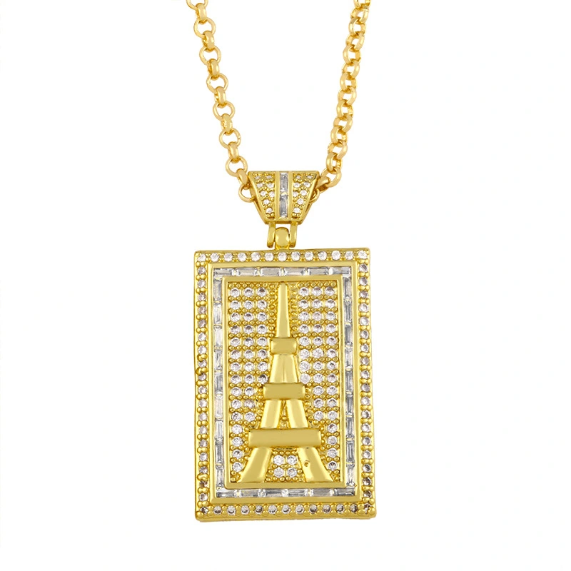 Clearance European and American clavicle chain cross Virgin Mary pendant necklace creative iron necklace nks35