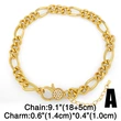 Clearance bracelet European and American Internet celebrity lock bracelet female niche design original Cuban chain hand jewelry brc59