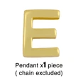 Jewelry 26 English letters necklace personality simple glossy letter pendant clavicle chain female nks17