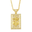 Clearance European and American clavicle chain cross Virgin Mary pendant necklace creative iron necklace nks35
